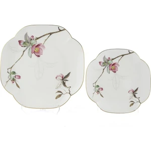 Mikasa Moor Peachy 4 Parça 2’Li Pasta 19 Cm Ve Servis Tabağı 25 Cm Seti