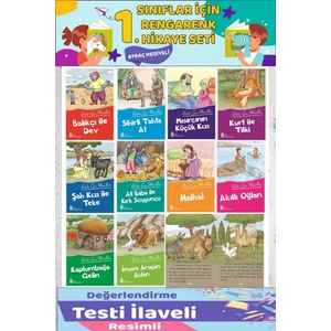 1.sınıf Okumayı Sevdiren 10 Lu Hikaye Seti 9 (16 Sayfa)