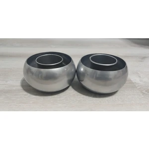 2 Adet Gri Yuvarlak Ehlikeyf