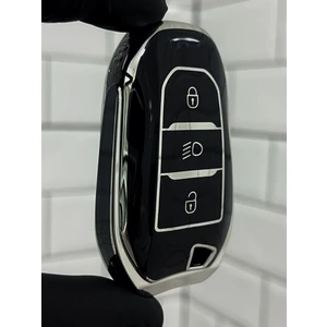 Barkas Elektronik Peugeot 208 308 408 508 2008 3008 5008 Far Göstergeli Smart Nano Anahtar Kılıfı