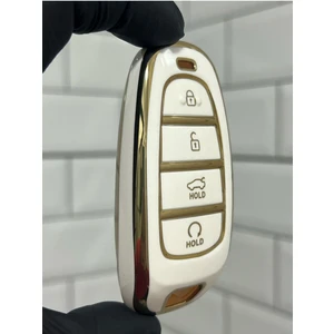 Barkas Elektronik Hyundai 2021-2022 Yeni Tucson Santa Fe Kılıfı Beyaz Gold