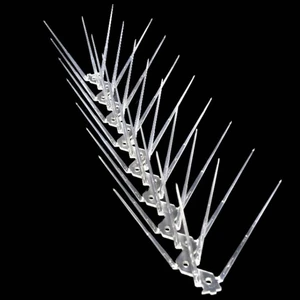 Kuş Konmaz Diken 10 Metre Polikarbon Tel 50 cm 20 Adet Şeffaf