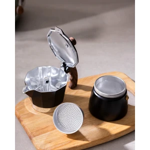 Madame Coco Laurina Moka Pot - Siyah - 150 ml