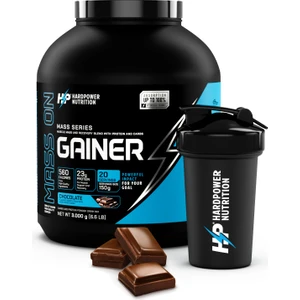 Hardpower Nutrition Gainer 3.000 g Kilo ve Kas Yapılanmasına Yardımcı Karbonhidrat Tozu (Çikolata Aromalı)