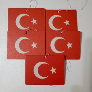 Nurtakı 5 Adet Türk Bayraklı Oto ve Oda Kokusu