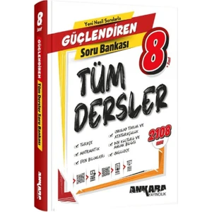 Ankara Yayıncılık 8. Sınıf Lgs Tüm Dersler Soru Bankası