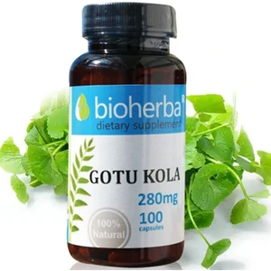 Gotu Kola 280 Mg 100 Capsules