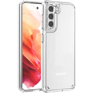 Samsung Galaxy S21 Plus Kılıf Tam Koruma Sağlayan Sert Avila Premium Şeffaf Tank Kapak
