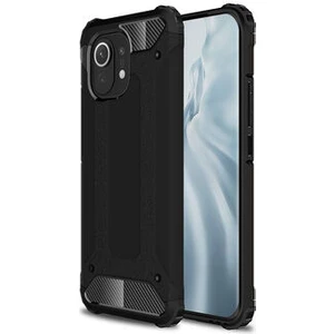 Xiaomi Mi 11 Kılıf Darbelere Dayanıklı Çift Katmanlı Alvika Premium Sert Silikon Kapak