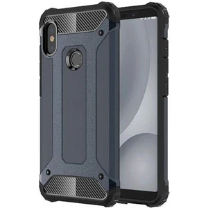 Xiaomi Mi A2 Lite Kılıf Darbelere Dayanıklı Çift Katmanlı Alvika Premium Sert Silikon Kapak