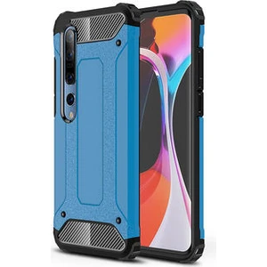 Xiaomi Mi 10 Kılıf Darbelere Dayanıklı Çift Katmanlı Alvika Premium Sert Silikon Kapak