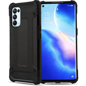 Oppo Reno 5 Pro 5g Kılıf Darbelere Dayanıklı Çift Katmanlı Alvika Premium Sert Silikon Kapak