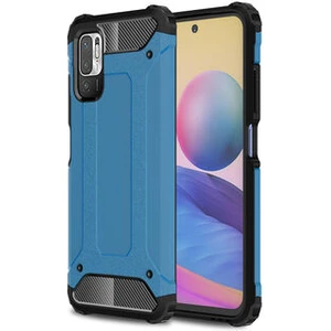 Poco M3 Pro Kılıf Darbelere Dayanıklı Çift Katmanlı Alvika Premium Sert Silikon Kapak