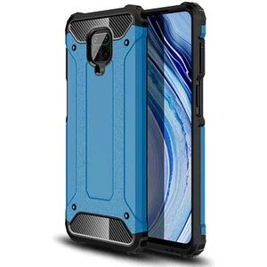 Redmi Note 9 Pro Kılıf Darbelere Dayanıklı Çift Katmanlı Alvika Premium Sert Silikon Kapak