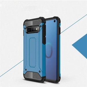 Galaxy S10 Plus Kılıf Darbelere Dayanıklı Çift Katmanlı Alvika Premium Sert Silikon Kapak