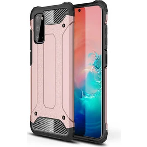 Galaxy S20 Fe Kılıf Darbelere Dayanıklı Çift Katmanlı Alvika Premium Sert Silikon Kapak
