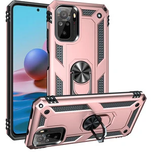 Redmi Note 10 Kılıf Tam Koruma Çift Katmanlı Ibiza Sert Silikon Kapak