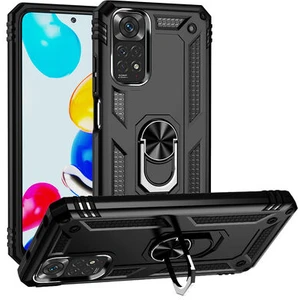 Redmi Note 11 Global Kılıf Tam Koruma Çift Katmanlı Ibiza Sert Silikon Kapak