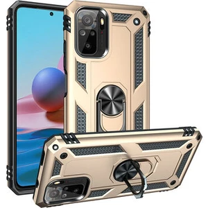 Redmi Note 10 Kılıf Tam Koruma Çift Katmanlı Ibiza Sert Silikon Kapak