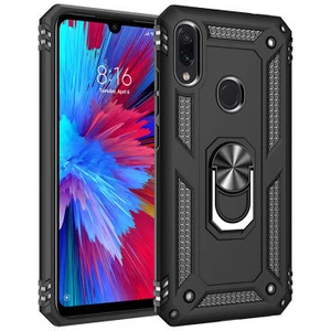 Redmi Note 7 Kılıf Tam Koruma Çift Katmanlı Ibiza Sert Silikon Kapak