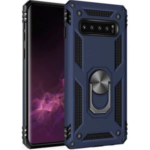 Samsung Galaxy S10 Plus Kılıf Tam Koruma Çift Katmanlı Ibiza Sert Silikon Kapak
