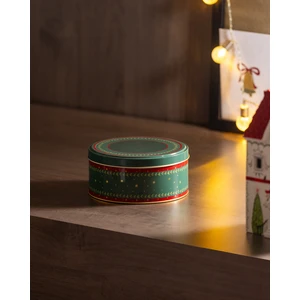 Linda Yuvarlak Metal Kutu - Küçük Boy - Yeşil