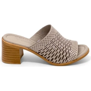 9723 Bayan Deri Terlik - Taş - 40