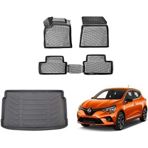 Renault Clio 5 2020+ Rizline 3D Paspas ve Bagaj Havuzu