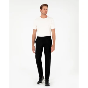 Pierre Cardin Erkek Siyah Ex. Slim Fit Kumaş Pantolon 50297514-VR046