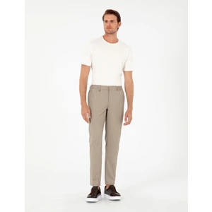 Pierre Cardin Erkek Açık Kahverengi Ex. Slim Fit Kumaş Pantolon 50297514-VR002