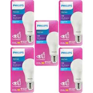 13W (100W) 6500K (Beyaz Işık) E27 Duylu LED Ampul (5 Adet)
