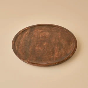 Bella Maison Boliva Mango Ağacı Dekoratif Tabak Naturel (25x25x1,5 cm)