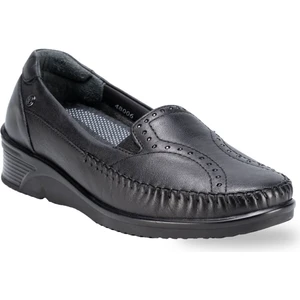 Erva 48006-G Kadın Günlük Deri Comfort Ayakkabı