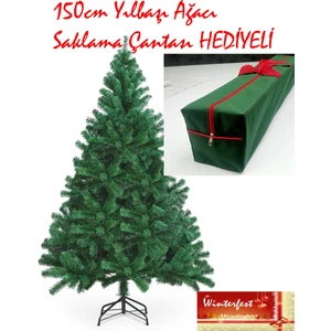 150 cm 300 Dal Lüx Yılbaşı Ağacı