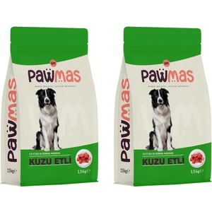 Kuzu Etli Yetişkin Köpek Maması 1,5 kg x 2 Adet