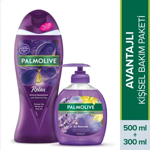 Aroma Sensations So Relaxed Banyo ve Duş Jeli 500 ml  + So Relaxed Sıvı El Sabunu 300 ml