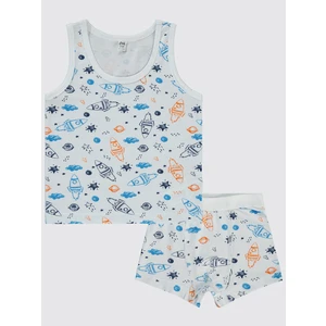 Civil Boys Erkek Çocuk Iç Çamaşır Takımı 2-10 Yaş Beyaz