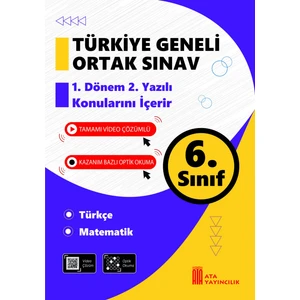 6. Sınıf 1. Dönem 2. Yazılı Ortak Sınavları