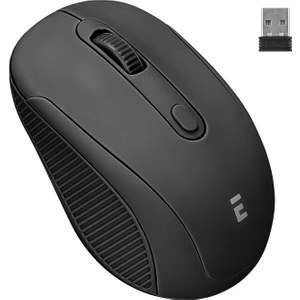 SM-300 Usb Siyah 4D Optik Alkalin Pil Kablosuz Mouse
