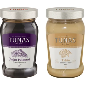 Üzüm Pekmezi 800 gr Cam + Tahin 600 gr Cam 2'li Set