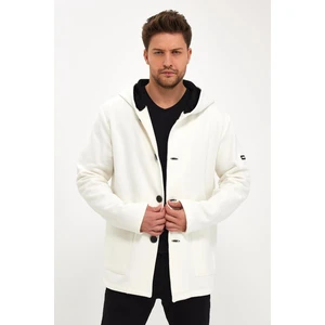 Alexander Gardi Alexandergardı Kapüşonlu Içi Şardonlu Oversize Hırka (E23-607 03)