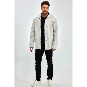 Alexander Gardi Alexandergardı Kapüşonlu Içi Şardonlu Oversize Hırka (E23-607 03)
