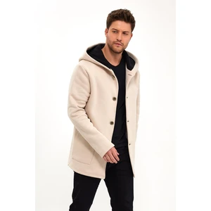 Alexander Gardi Alexandergardı Kapüşonlu Içi Şardonlu Oversize Hırka (E23-607 03)
