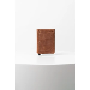 Crazy Taba Deri Mekanizmalı Cüzdan