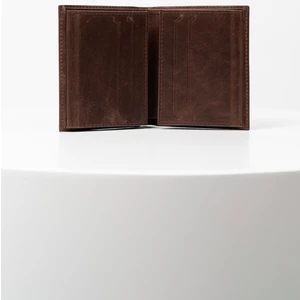 Hakiki Deri Crazy Kahve Kibar Erkek Cüzdan