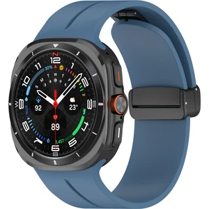 Samsung Galaxy Watch 7 Ultra 47MM Uyumlu Manyetik Mıknatıslı Band Silikon Kordon Kayış