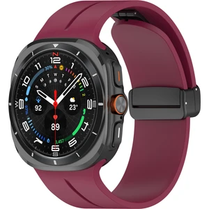 Samsung Galaxy Watch 7 Ultra 47MM Uyumlu Manyetik Mıknatıslı Band Silikon Kordon Kayış