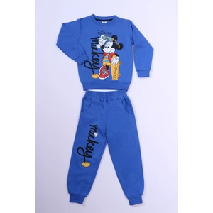 Erkek Çocuk Eşofman Takımı Mickey Mouse Baskılı B54