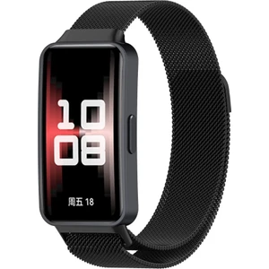 Huawei Band 8 Huawei Band 9 Uyumlu Metal Hasır Manyetik Kordon Kayış