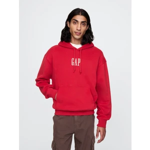 Erkek Kırmızı Vintage Soft Gap Logo Sweatshirt